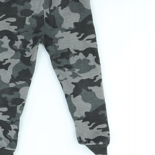 Primark Boys Grey Camouflage  Jogger Trousers Size 4 Years