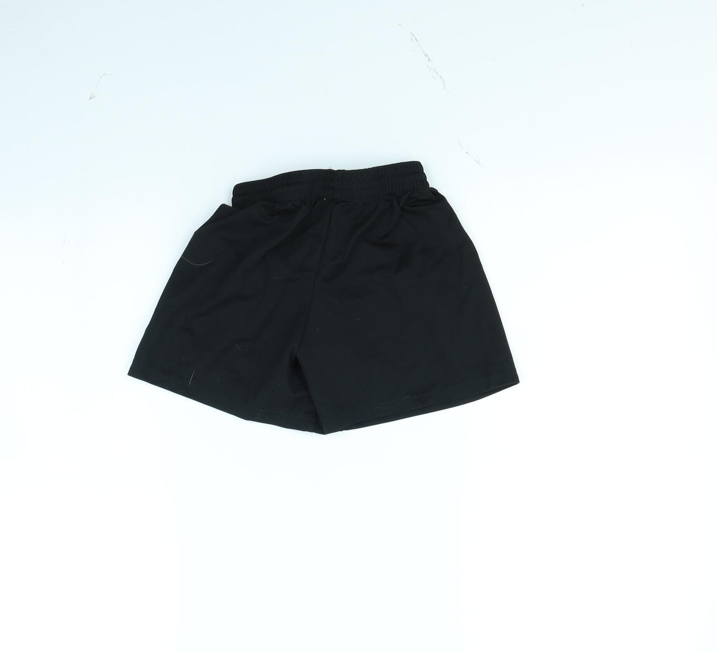 DECATHLON Boys Black   Sweat Shorts Size 6 Years