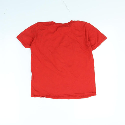 Gildan Boys Red   Basic T-Shirt Size M  - Fortnite