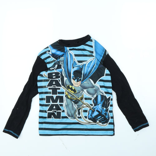 Preworn Boys Black   Basic T-Shirt Size 9 Years  - Batman