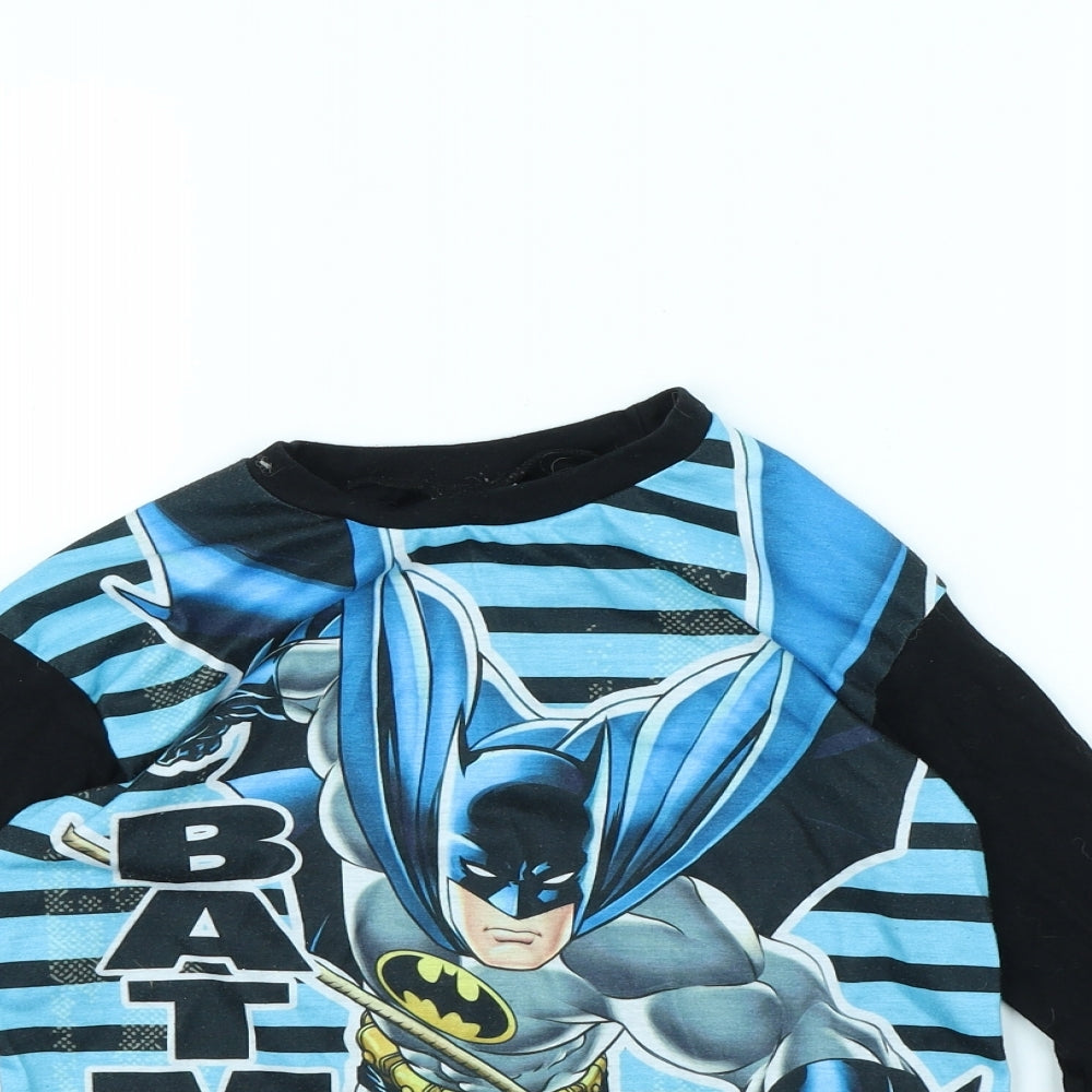 Preworn Boys Black   Basic T-Shirt Size 9 Years  - Batman