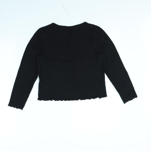 Topshop Womens Black   Basic T-Shirt Size 8
