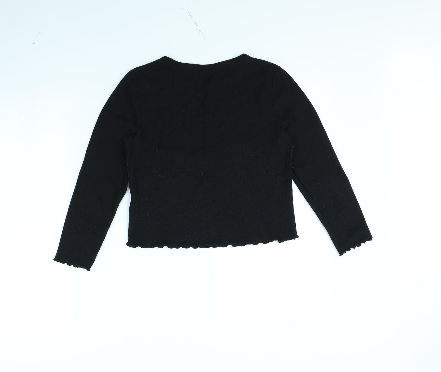 Topshop Womens Black   Basic T-Shirt Size 8
