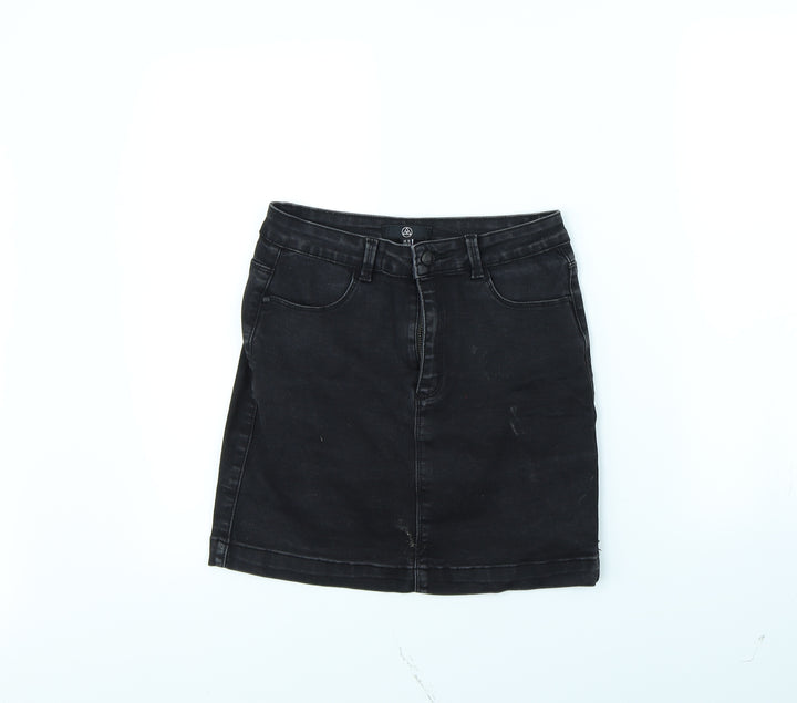 Missguided Womens Black Mini Skirt Size 10