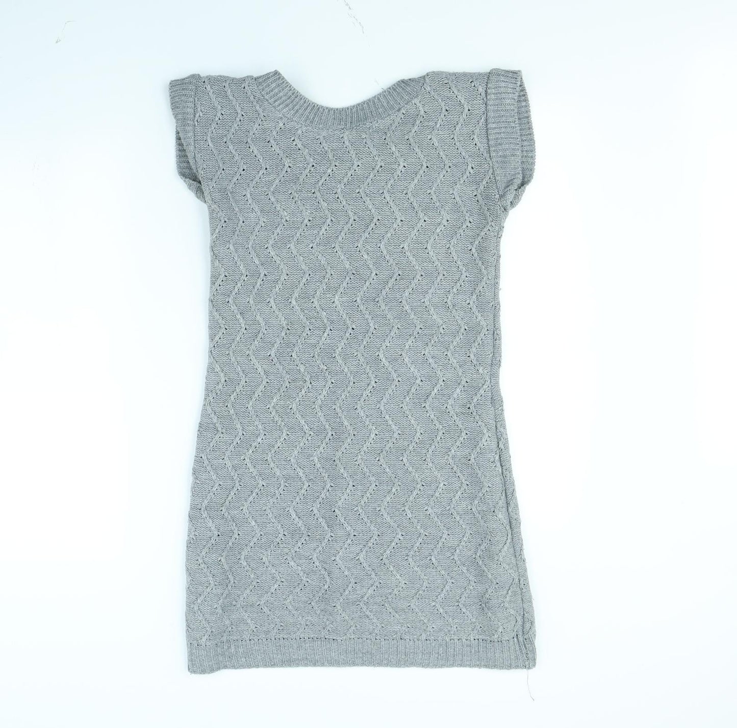 Warehouse Womens Grey   Jumper Dress  Size 10