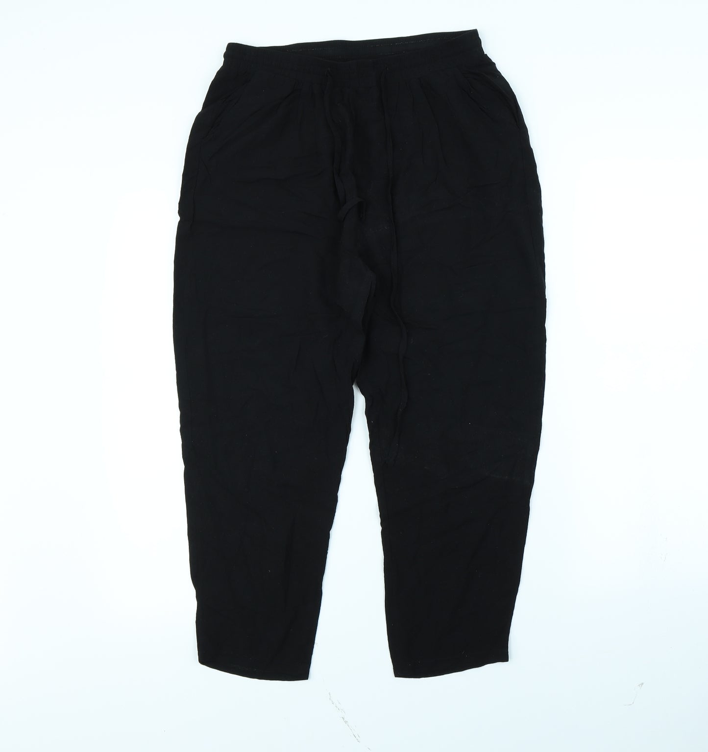 pretty little thing Womens Black   Dress Pants Trousers Size 10 L26 in