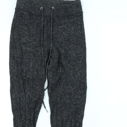 Topshop Womens Grey   Jogger Trousers Size 10 L29 in