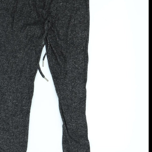 Topshop Womens Grey   Jogger Trousers Size 10 L29 in