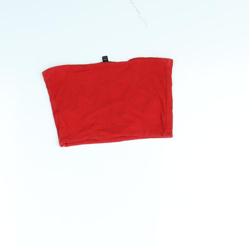 Topshop Womens Red   Cropped Tank Size 6
