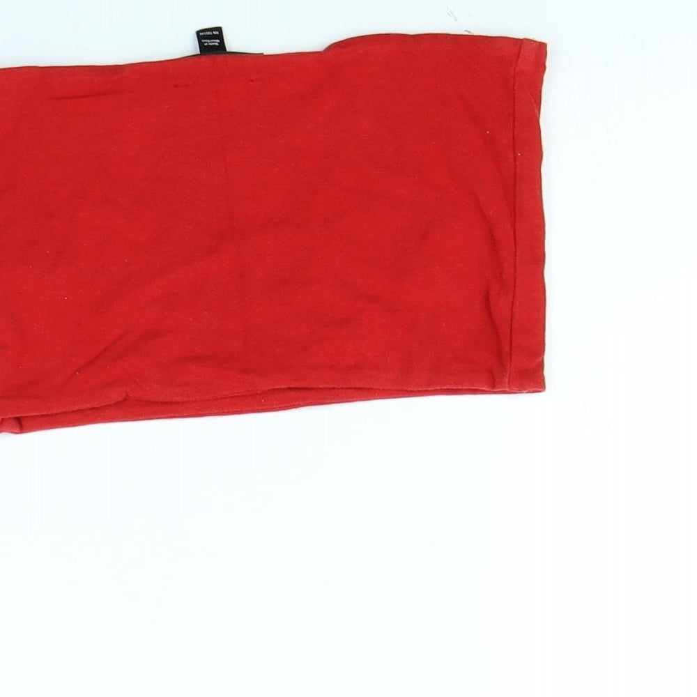 Topshop Womens Red   Cropped Tank Size 6