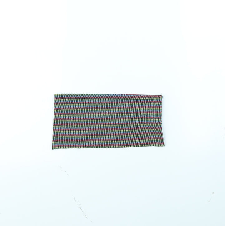 Topshop Womens Multicoloured Striped  Cropped Tank Size 8