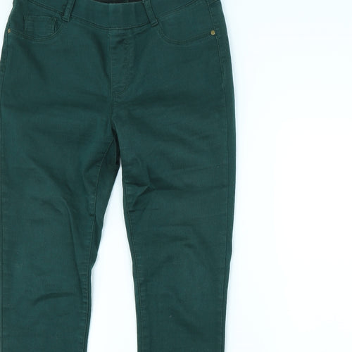 DP Denim Womens Green   Straight Jeans Size 12 L30 in