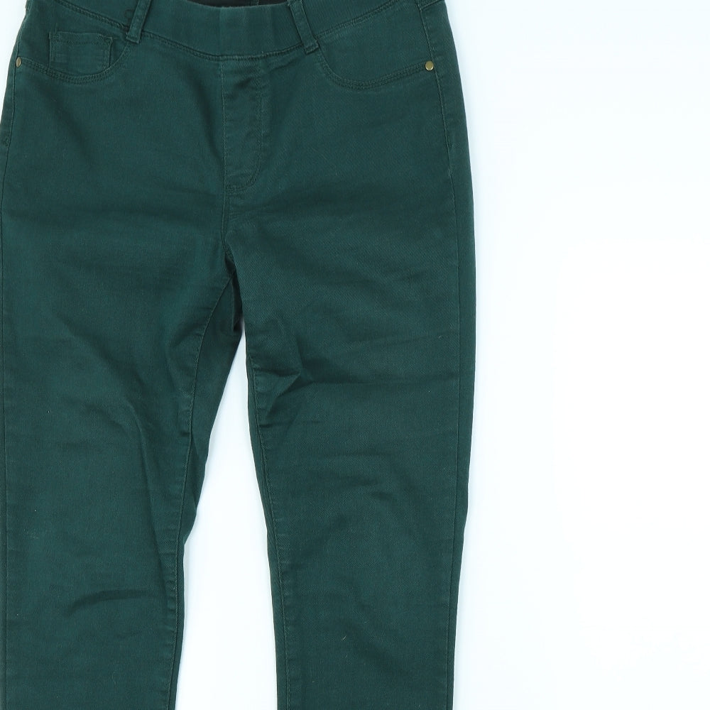 DP Denim Womens Green   Straight Jeans Size 12 L30 in