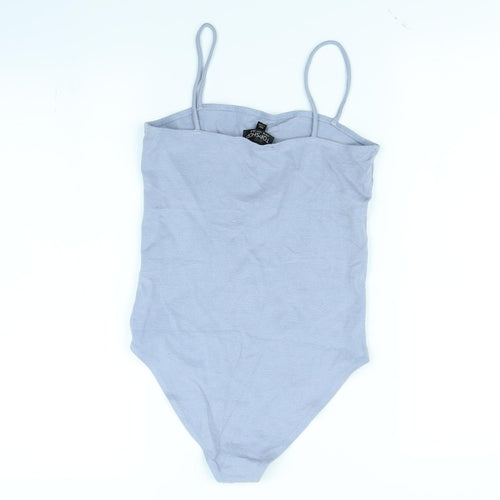 Topshop Womens Blue   Bodysuit One-Piece Size 10