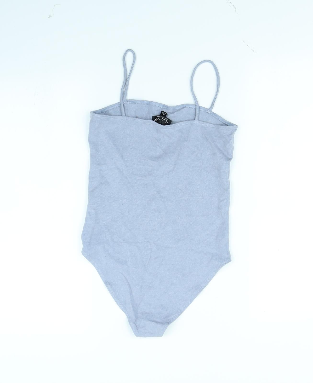 Topshop Womens Blue   Bodysuit One-Piece Size 10