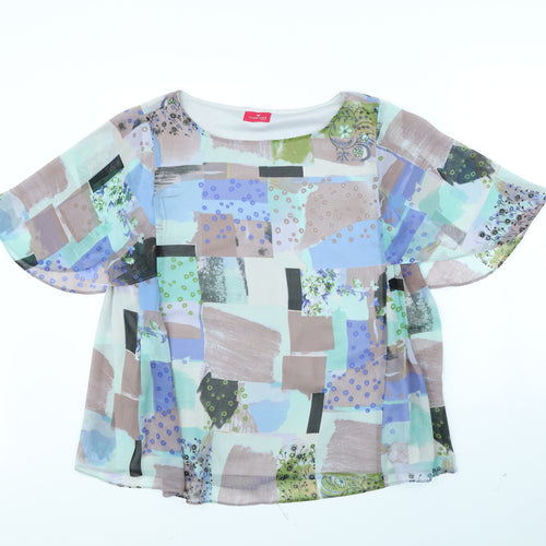 Together Womens Multicoloured   Basic Blouse Size 16