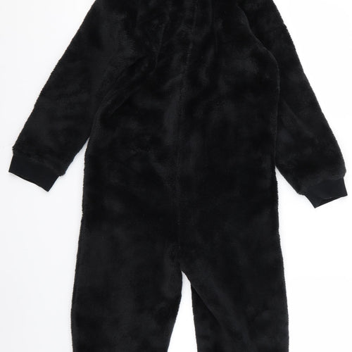 Preworn Boys Black  Rayon  Bodysuit Size 10 Years