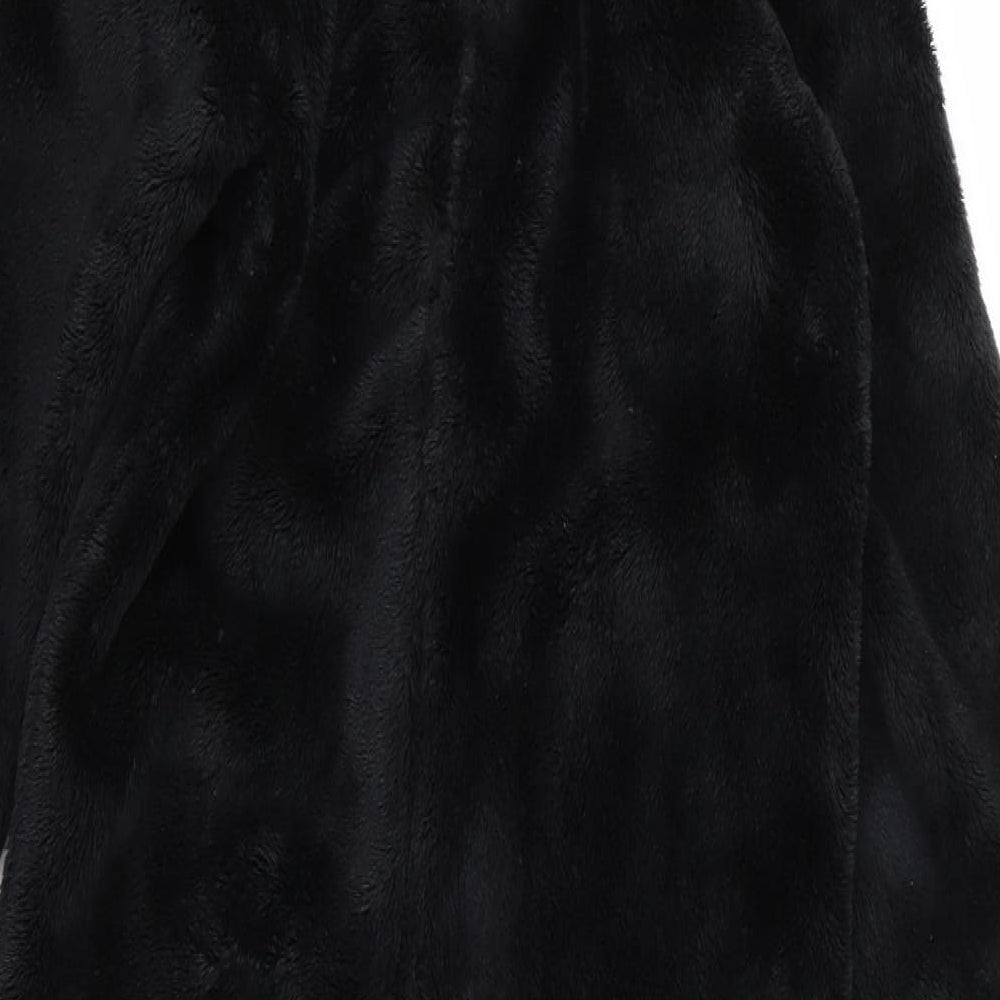 Preworn Boys Black  Rayon  Bodysuit Size 10 Years