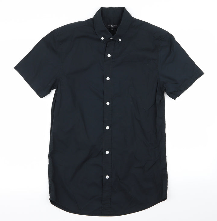 New Look Womens Black   Basic Button-Up Size XS