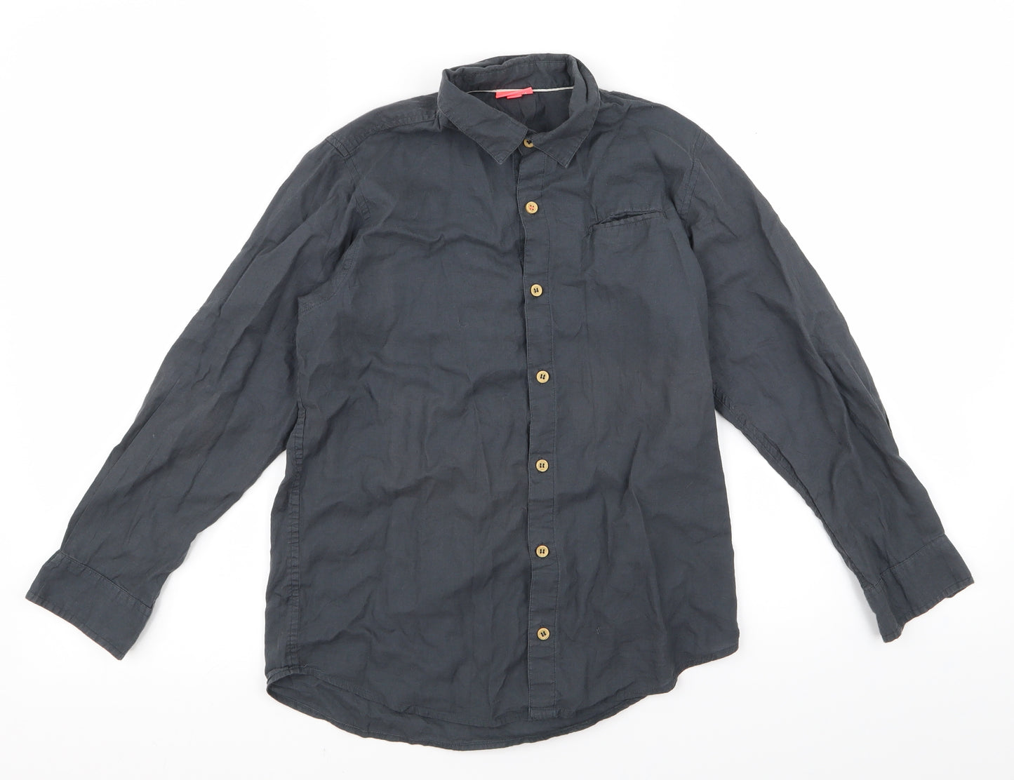 sunava Boys Green   Basic Button-Up Size 9 Years