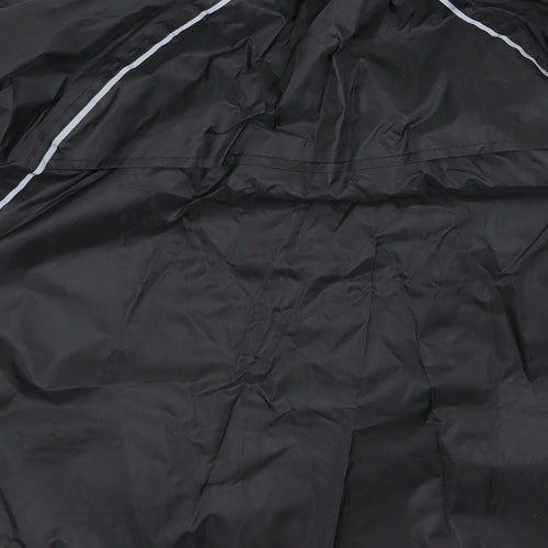 Preworn Womens Black   Rain Coat Jacket Size 10