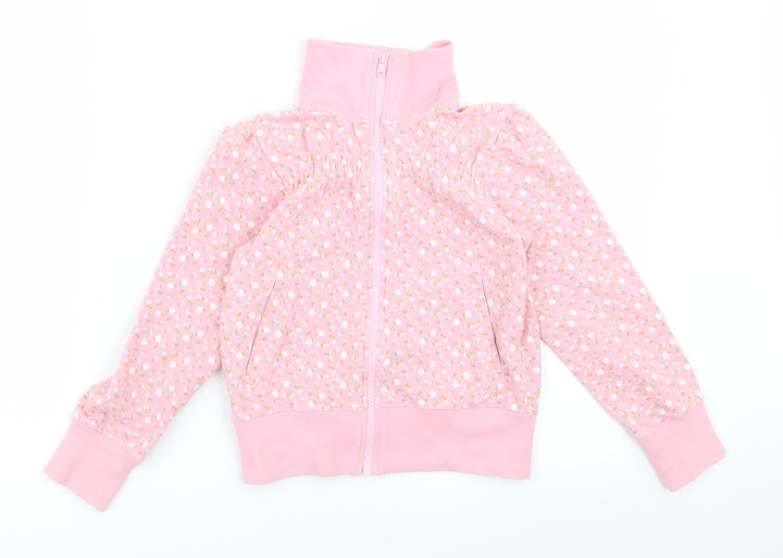 H&M Girls Pink   Jacket  Size 7 Years