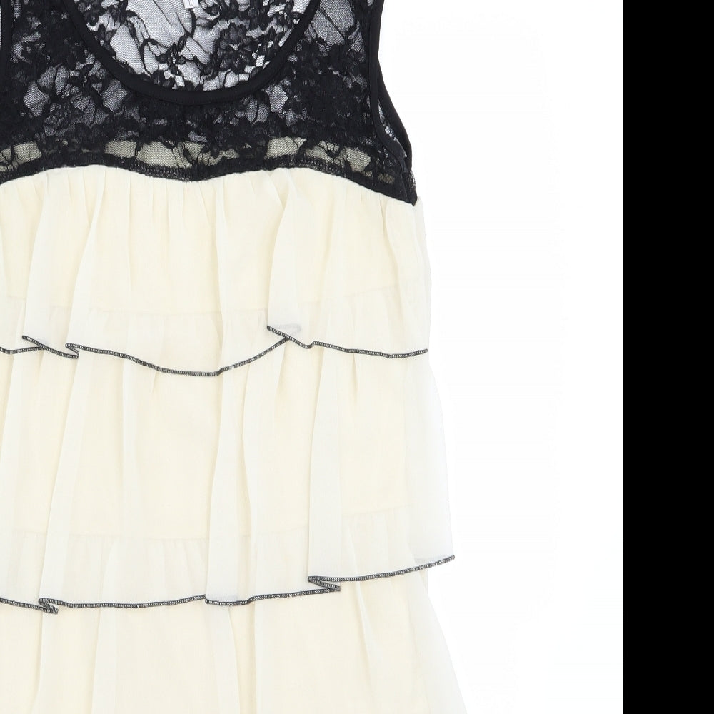 Preworn Womens White   A-Line  Size 10