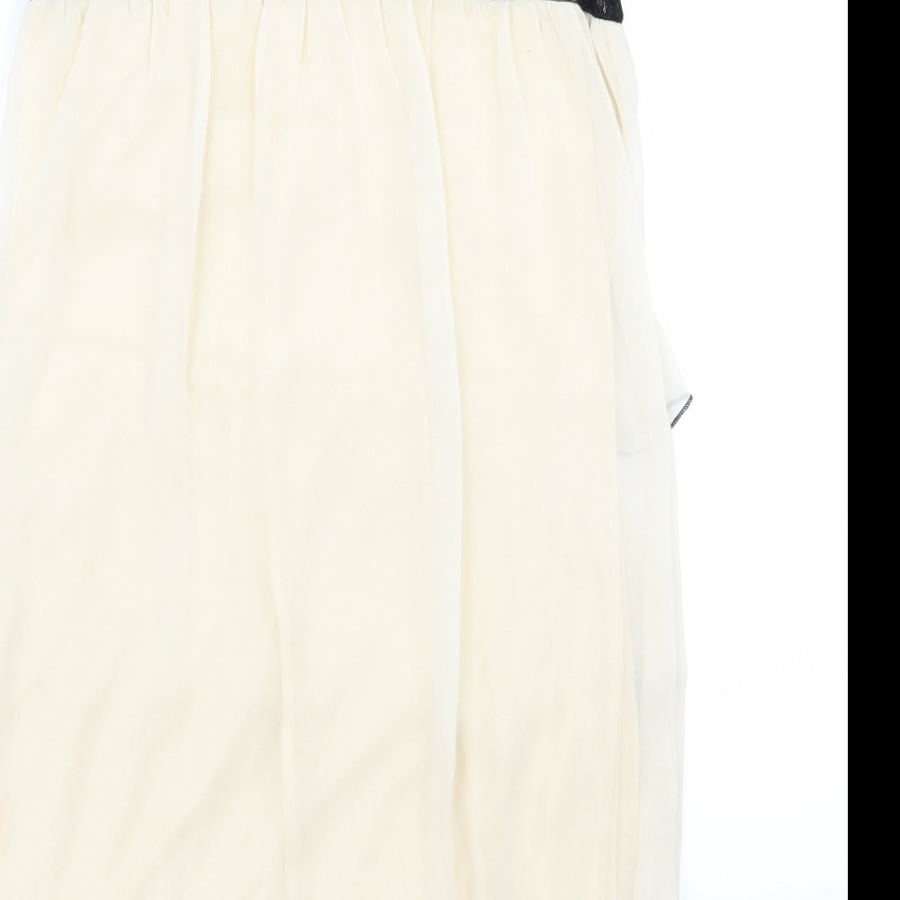Preworn Womens White   A-Line  Size 10