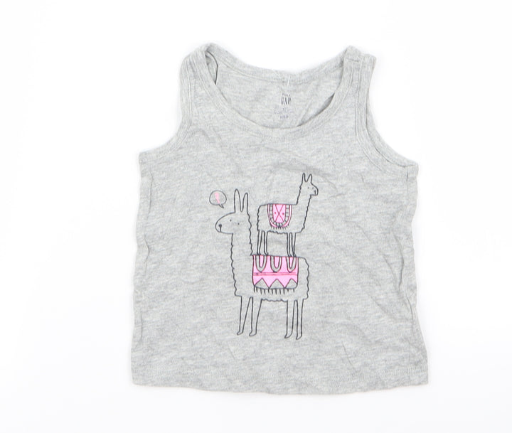 Baby Gold Geometric  Basic Tank Size 6-9 Months