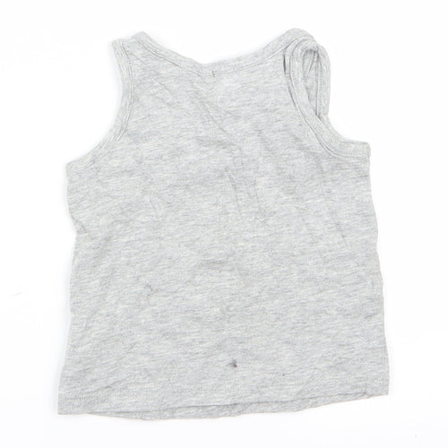 Baby Gold Geometric  Basic Tank Size 6-9 Months