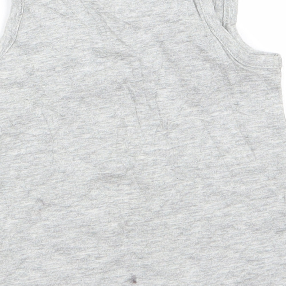 Baby Gold Geometric  Basic Tank Size 6-9 Months