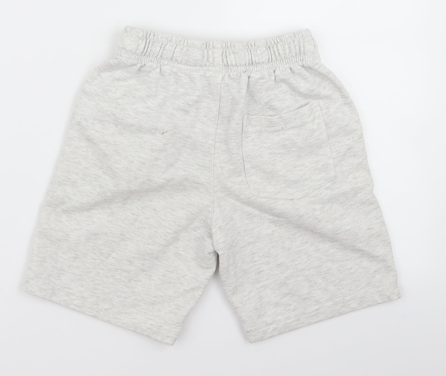 Preworn Boys White   Sweat Shorts Size 8 Years