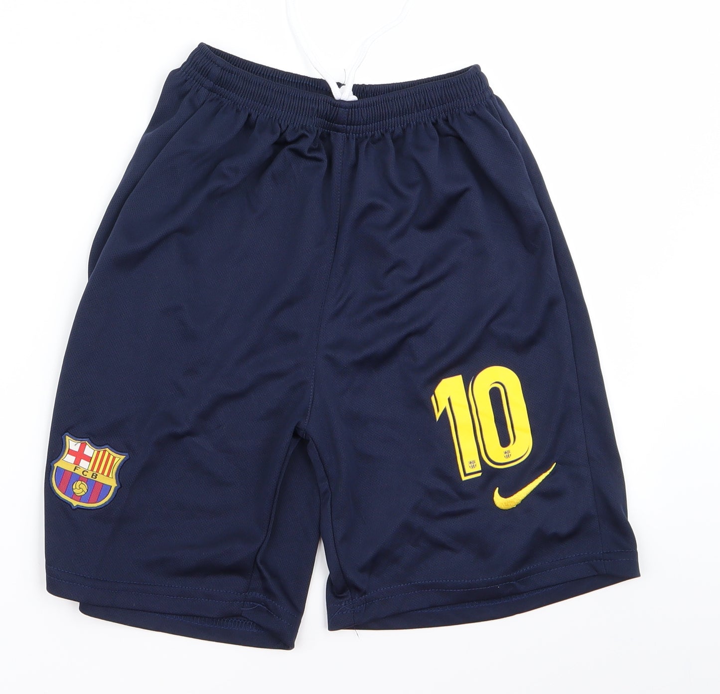 Barcelona Boys Multicoloured  Ramie Sweat Shorts Size 8 Years