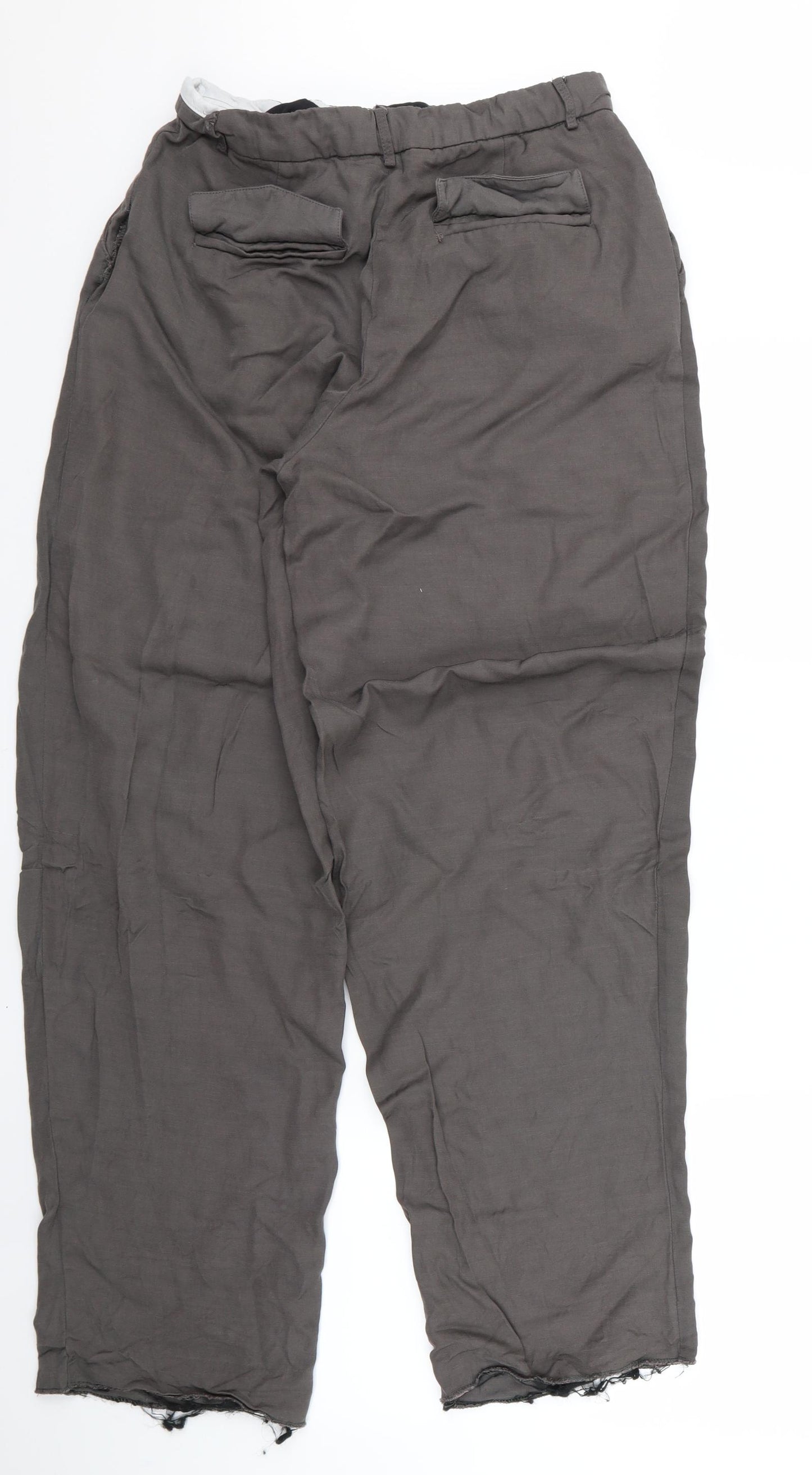 Topshop Womens Brown   Trousers  Size 12 L26 in