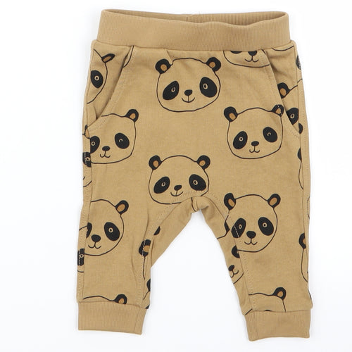 H&M Baby Brown Animal Print  Track Pants Trousers