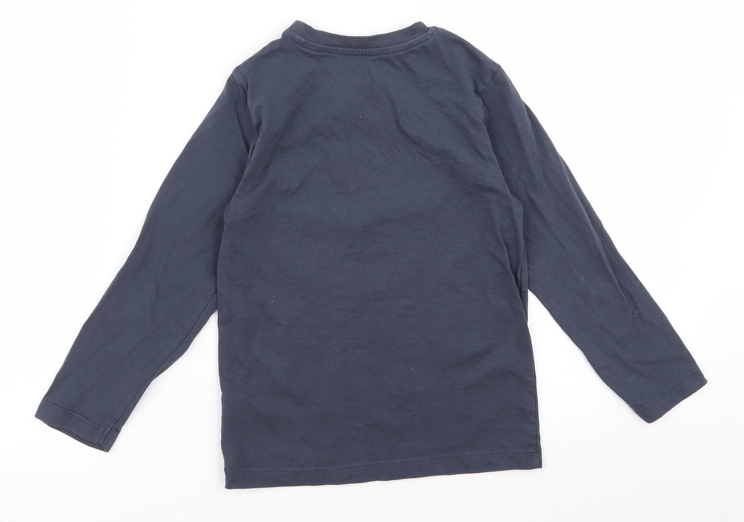 Nutmeg Boys Blue  Rayon Basic T-Shirt Size 5 Years  - V