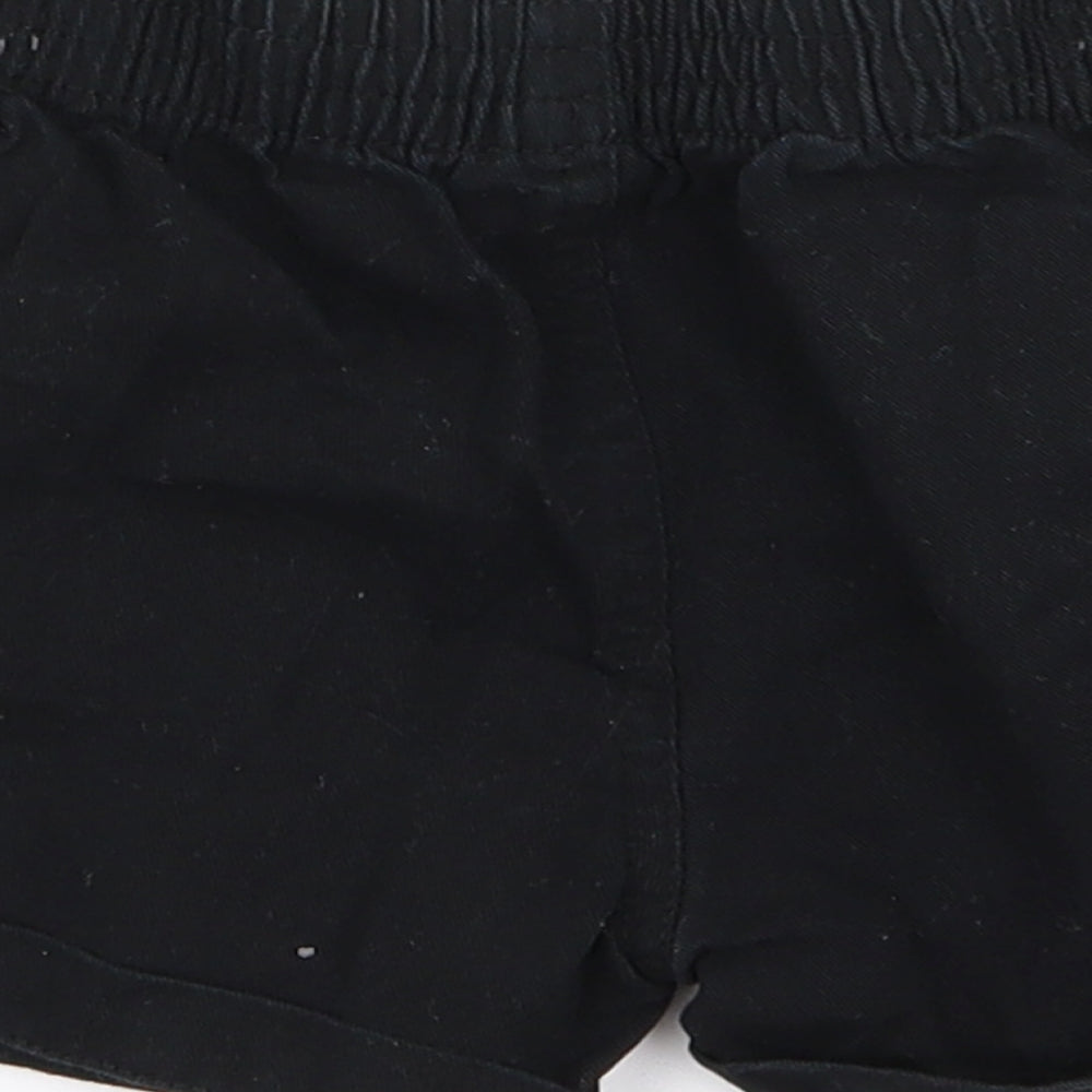 George Girls Black   Hot Pants Shorts Size 3 Years