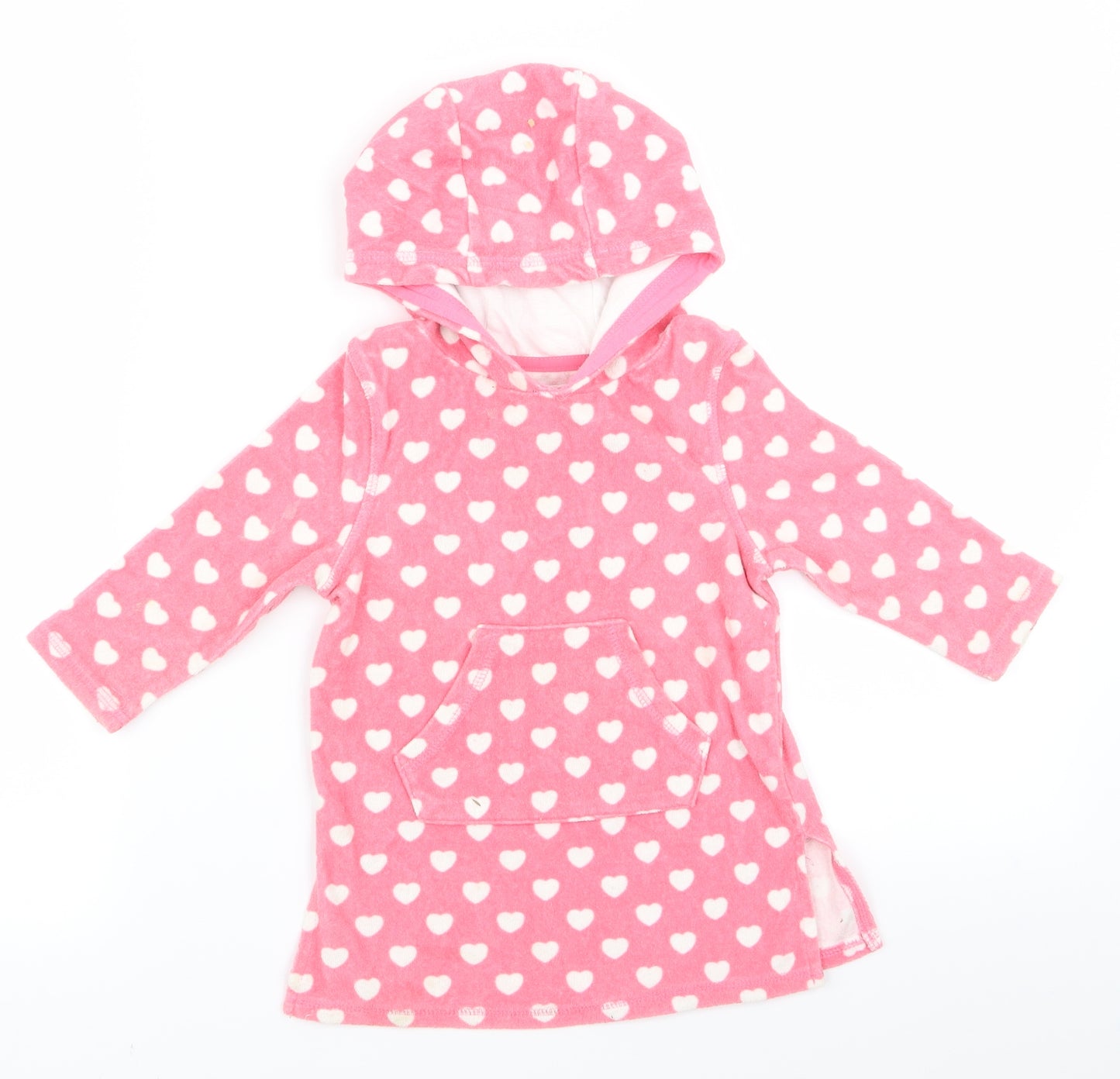 dimension Girls Pink   Pullover Jumper Size 12-18 Months  - hearts