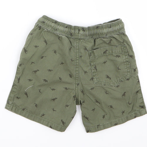 Preworn Boys Green   Cargo Shorts Size 2 Years