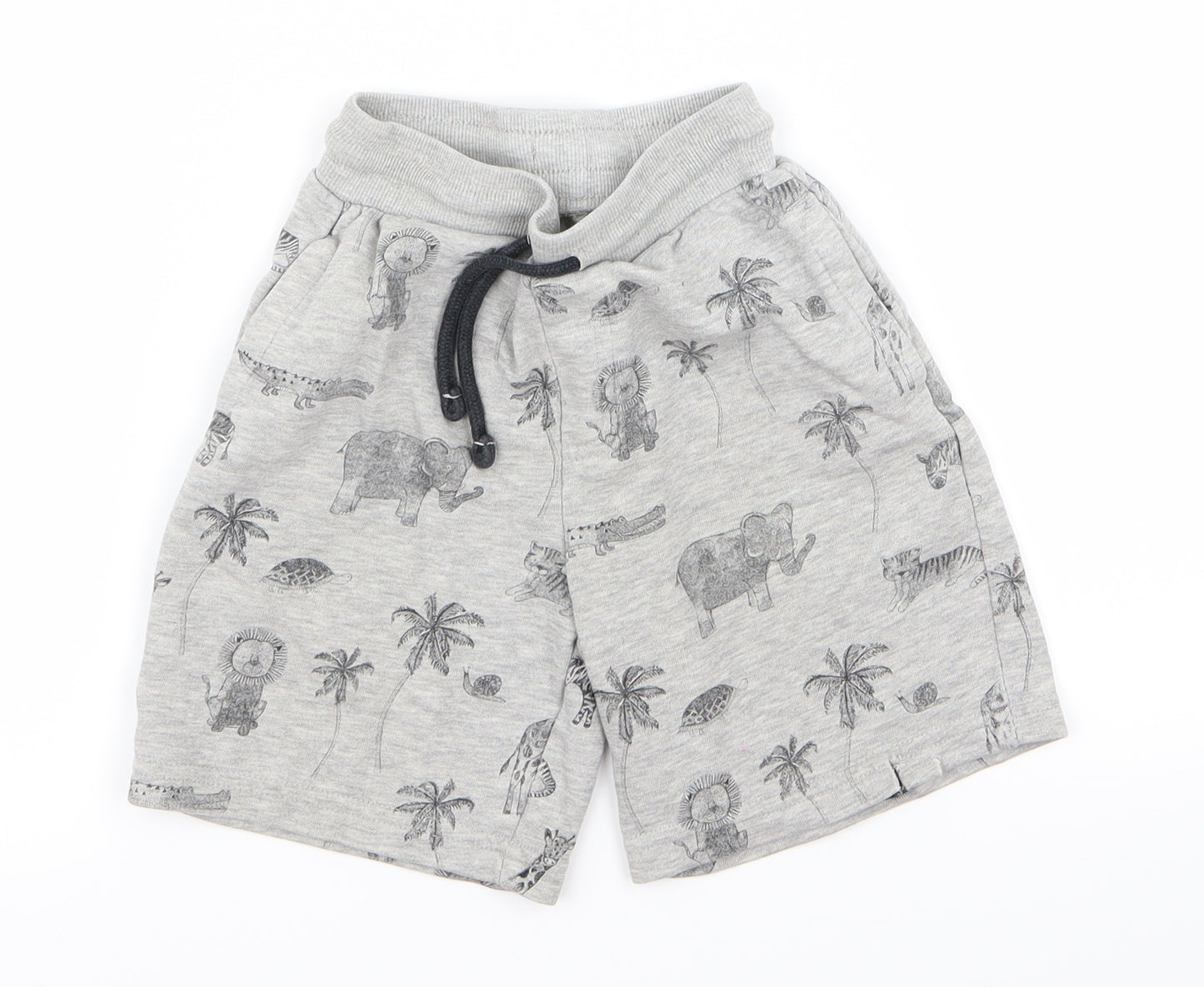 Preworn Boys Grey   Sweat Shorts Size 5 Years