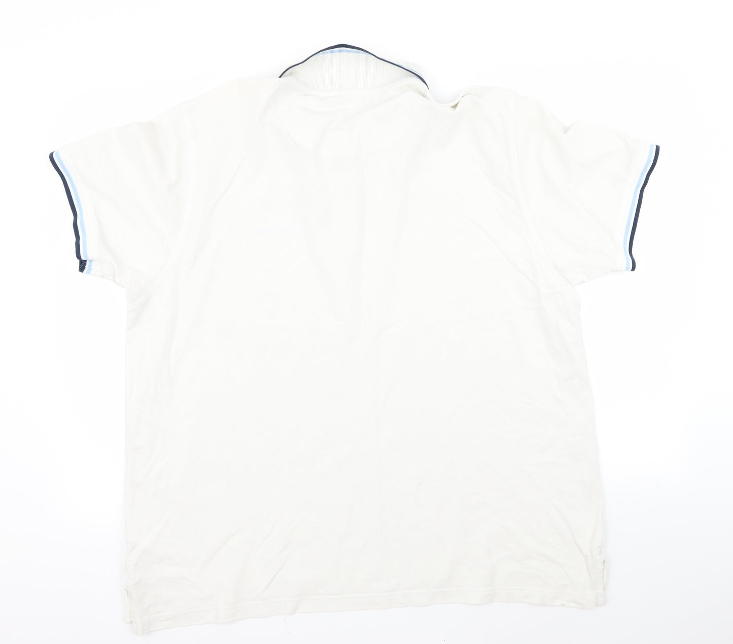 Piere Candin Mens White    Polo Size 2XL