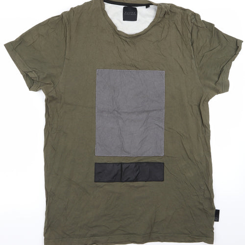 anonimasu Mens Green    T-Shirt Size M