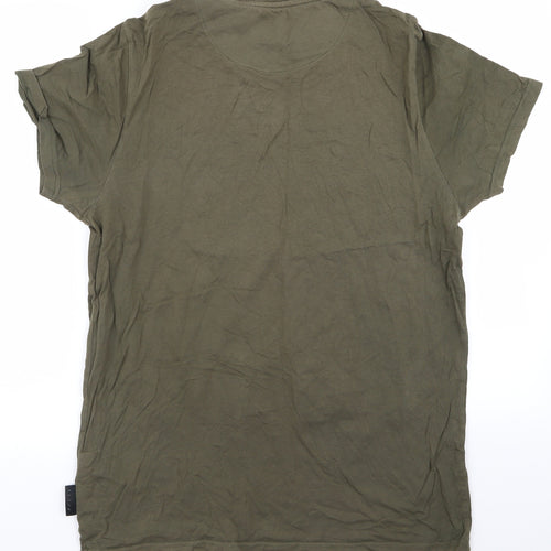 anonimasu Mens Green    T-Shirt Size M