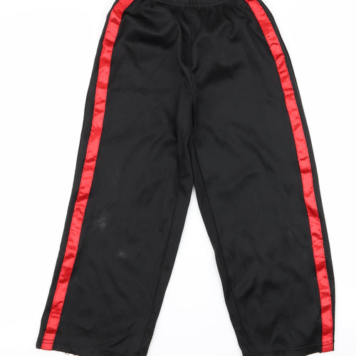 Rebel Boys Black   Jogger Trousers Size 5 Years
