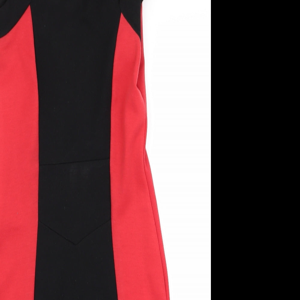 Preworn Womens Red   Pencil Dress  Size 8