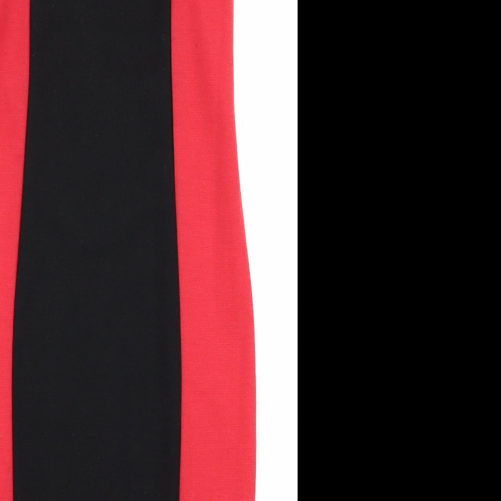 Preworn Womens Red   Pencil Dress  Size 8