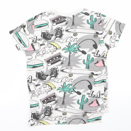 Primark Boys White   Basic T-Shirt Size 2 Years