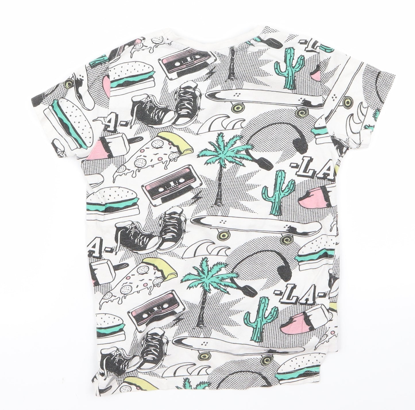 Primark Boys White   Basic T-Shirt Size 2 Years