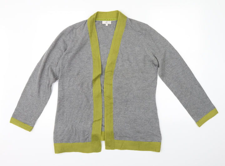 CC Womens Grey   Cardigan Jumper Size M