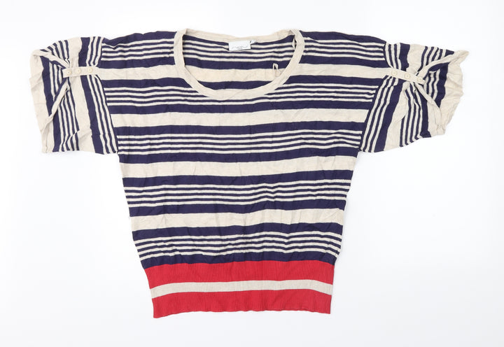 New Look Womens Multicoloured Striped  Pullover Jumper Size 12